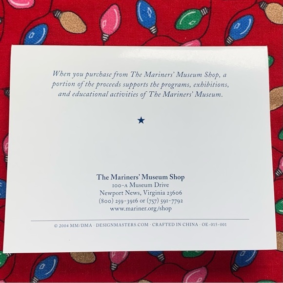 NWT USS Monitor Christmas Ornament. - Picture 13 of 14